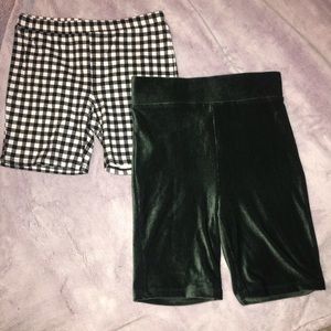 biker shorts from forever 21